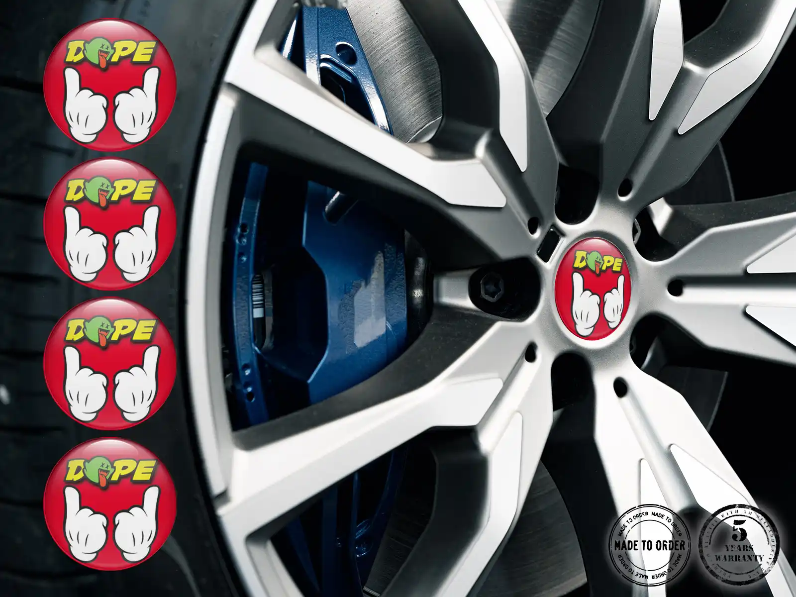 Wheel Stickers Custom Stellar Racing Surge